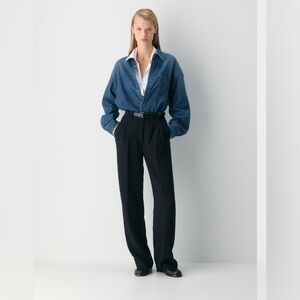 Aritzia Wilfred Effortless Pant- black 10